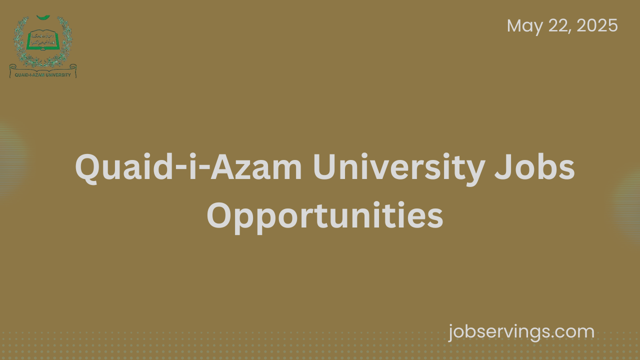 Pakistan Islamabad Jobs
